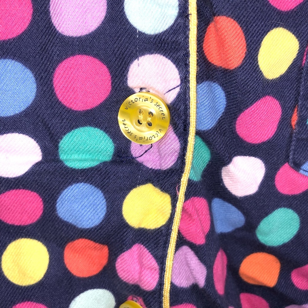 VICTORIAS SECRET Colorful Polka Dot Pajama Set - Picture 7 of 9